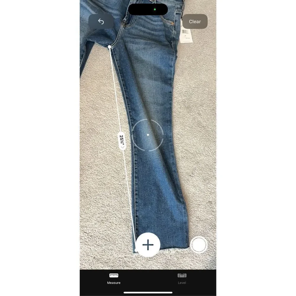 NWT Seven for all mankind seven jeans high waist slim kick size 28, $218 F4